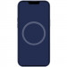 Уценка Чехол Silicone case (AAA) full with Magsafe and Animation для Apple iPhone 12 Pro Max (6.7") (Дефект упаковки / Синій / Navy blue) в магазині vchehle.ua