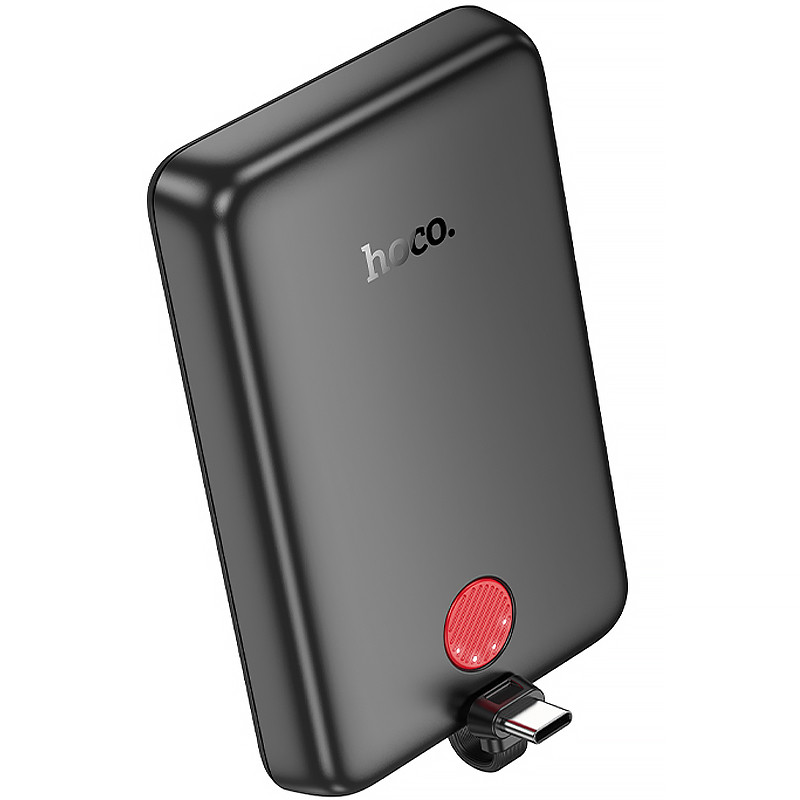 Фото Уцінка Портативне ЗП Power Bank Hoco J133A Triumph PD20W+Type-C з БЗУ 10000 mAh (Пошкоджене пакування / Black) в маназині vchehle.ua