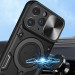 Фото Ударопрочный чехол Bracket case with Magnetic для Apple iPhone 11 Pro Max (6.5") (Black) в магазине vchehle.ua