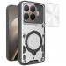 Ударопрочный чехол Bracket case with Magnetic для Xiaomi 15T Pro (Silver)