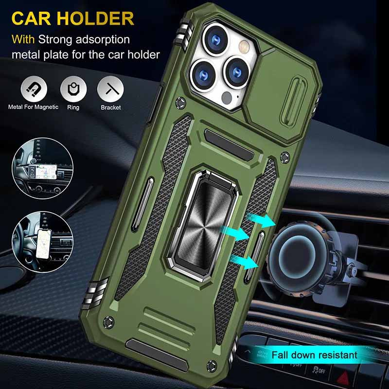 Фото Ударопрочный чехол Camshield Army Ring для Apple iPhone 11 Pro Max (6.5") на vchehle.ua