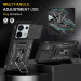 Фото Удароміцний чохол Camshield Army Ring на Xiaomi Redmi Note 13 Pro 4G / 14s / Poco M6 Pro 4G (Чорний / Black) в маназині vchehle.ua