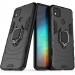 Фото Ударопрочный чехол Transformer Ring for Magnet для Xiaomi Redmi 9C (Черный / Soul Black) на vchehle.ua