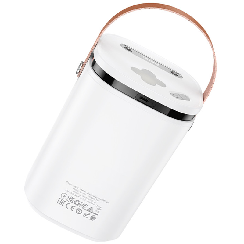 Купити Зволожувач повітря Hoco HX35 Mist 2L double spray (White) на vchehle.ua