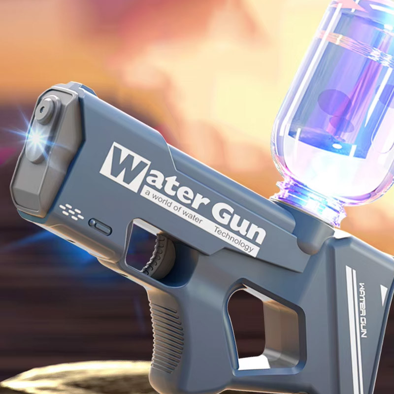 Фото Водний пістолет Water Gun 8001 (200ml) (3xAA не входить у комплект) (Dark Blue) на vchehle.ua