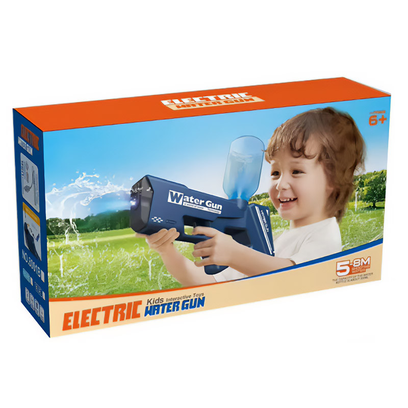 Фото Водний пістолет Water Gun 8001 (200ml) (3xAA не входить у комплект) (Dark Blue) в маназині vchehle.ua