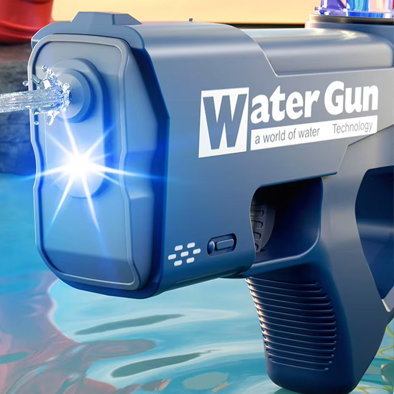 Водний пістолет Water Gun 8001 (200ml) (3xAA не входить у комплект) (Dark Blue) в магазині vchehle.ua