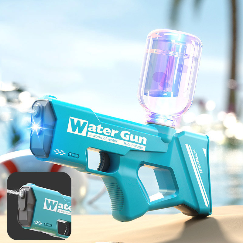 Фото Водний пістолет Water Gun 8001 (200ml) (3xAA не входить у комплект) (Light Blue) на vchehle.ua