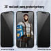 Фото Захисне 2.5D скло Blueo Full Cover Anti-Peep на  Apple iPhone 13 Pro / 13 / 14 / 16e / 17e (6.1") (Чорний) на vchehle.ua