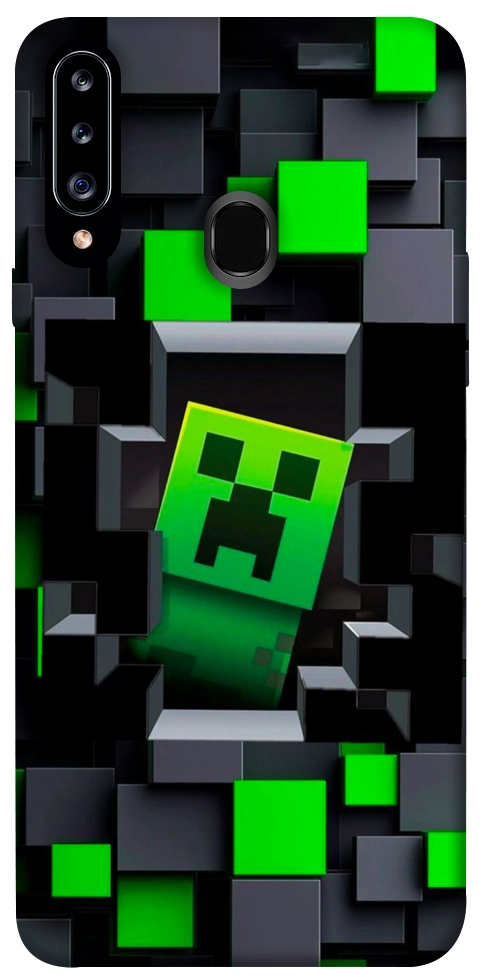 Чехол Creeper window для Galaxy A20s (2019)