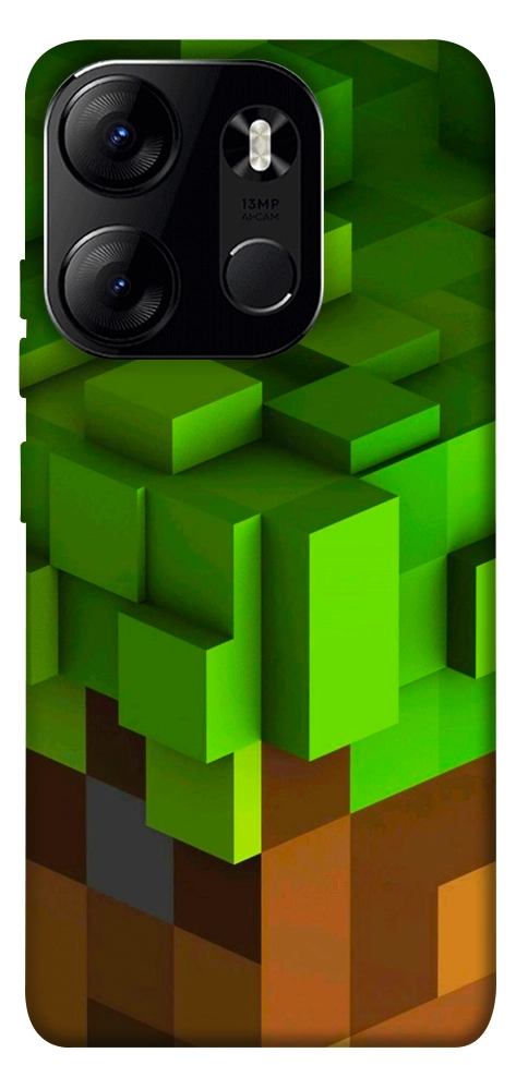Чехол Grass block для Tecno Spark Go 2023