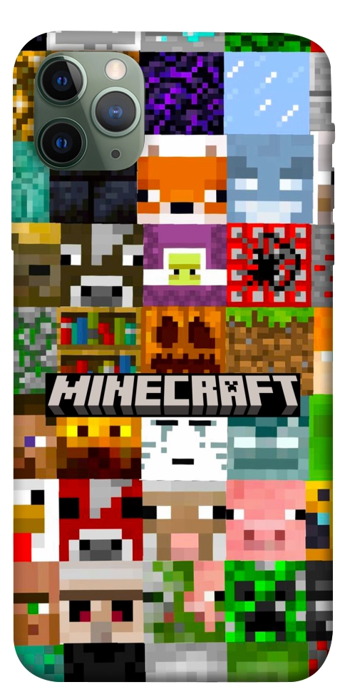 Чехол Minecraft collage для iPhone 11 Pro Max