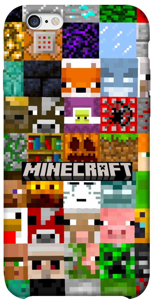 Чохол Minecraft collage для iPhone 6