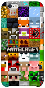 Чохол Minecraft collage для iPhone 6 (4.7'')