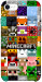 Чохол Minecraft collage для iPhone SE (2020)