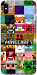 Чехол Minecraft collage для iPhone XS Max