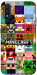 Чехол Minecraft collage для Galaxy A01
