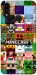 Чехол Minecraft collage для Galaxy A10s (2019)