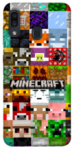 Чохол Minecraft collage для Samsung Galaxy A30