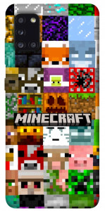 Чехол Minecraft collage для Galaxy A31 (2020)