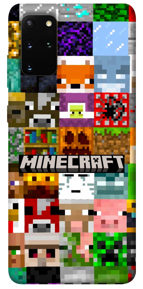 Чохол Minecraft collage для Galaxy S20 Plus (2020)