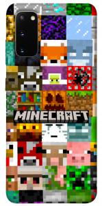Чохол Minecraft collage для Galaxy S20 (2020)
