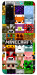 Чехол Minecraft collage для Galaxy S20 (2020)