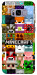 Чохол Minecraft collage для Galaxy S8+