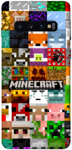 Чохол Minecraft collage для Galaxy S10 (2019)