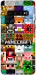 Чехол Minecraft collage для Galaxy S10 (2019)