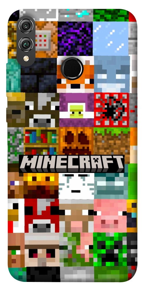 Чохол Minecraft collage для Huawei Honor 8X