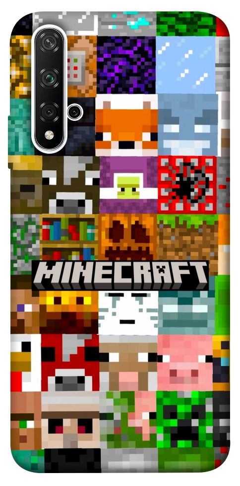 Чехол Minecraft collage для Huawei Honor 20