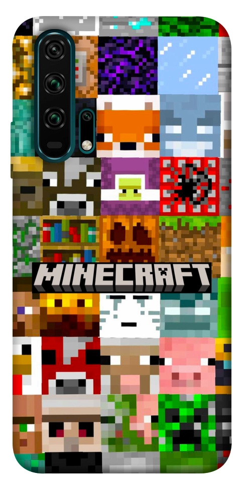 Чохол Minecraft collage для Huawei Honor 20 Pro
