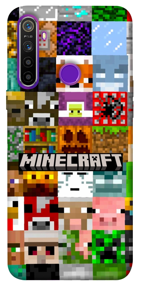 Чехол Minecraft collage для Realme 5