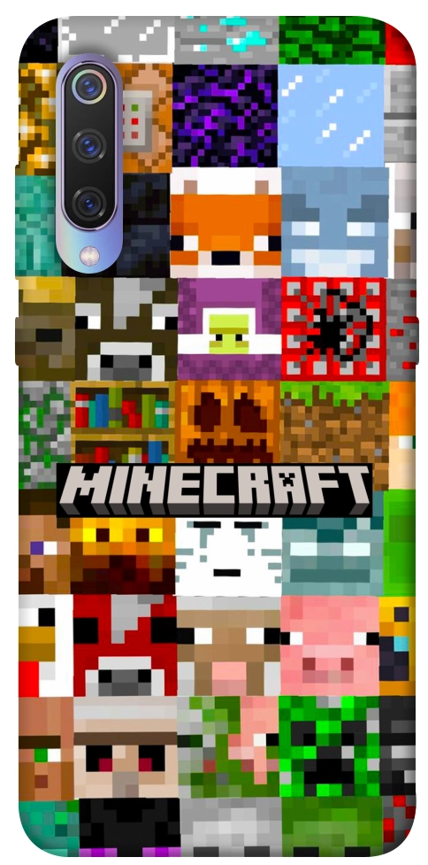 Чехол Minecraft collage для Xiaomi Mi 9