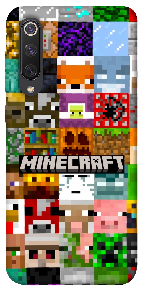 Чехол Minecraft collage для Xiaomi Mi 9 SE