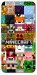 Чохол Minecraft collage для Xiaomi Redmi 8a
