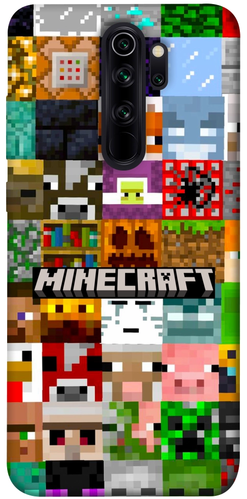 Чохол Minecraft collage для Xiaomi Redmi Note 8 Pro