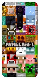 Чохол Minecraft collage для Xiaomi Redmi K20
