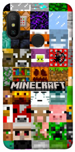 Чохол Minecraft collage для Xiaomi Redmi 6 Pro