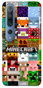 Чехол Minecraft collage для Xiaomi Mi 10