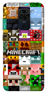 Чехол Minecraft collage для Xiaomi Redmi 10X