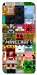 Чехол Minecraft collage для Xiaomi Redmi 10X