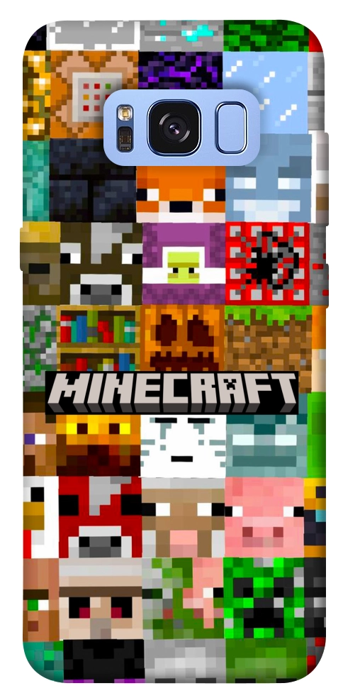 Чехол Minecraft collage для Galaxy S8 (G950)