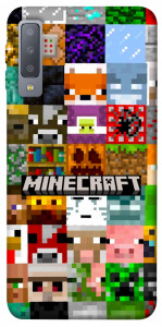 Чохол Minecraft collage для Galaxy A7 (2018)