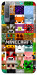 Чохол Minecraft collage для Galaxy A7 (2018)