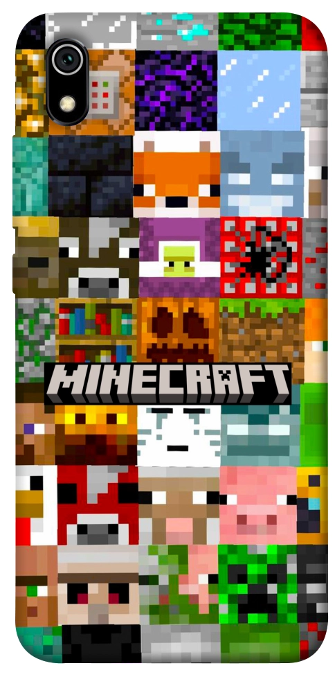 Чехол Minecraft collage для Xiaomi Redmi 7A