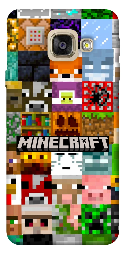 Чохол Minecraft collage для Galaxy A5 (2017)
