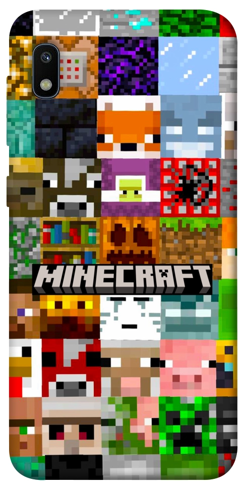 Чехол Minecraft collage для Galaxy A10 (A105F)