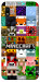 Чехол Minecraft collage для Galaxy A10 (A105F)